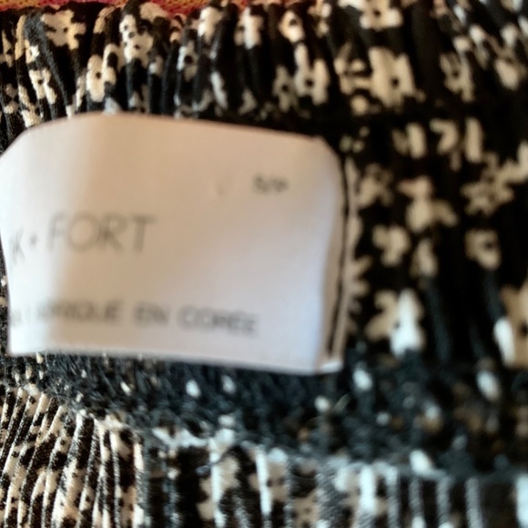 EUC!!! OAK + FORT Floral Print Stretch Flare Pants - Picture 3 of 5